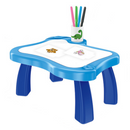 Mesa de estudo com projetor - Azul