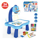 Mesa de estudo com projetor - Azul