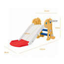 Escorrega Infantil para Criança (106cm) - Amarelo, Azul e Vermelho