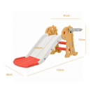 Escorrega Infantil para Criança (106cm) - Amarelo e Vermelho