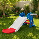Escorrega Infantil para Criança (106cm) - Azul e Vermelho