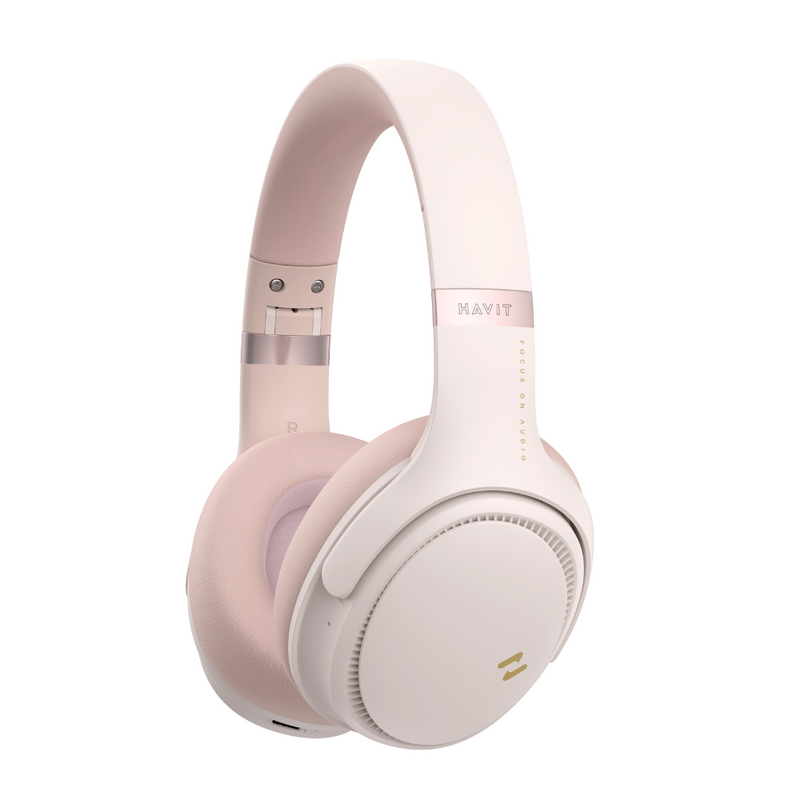 Auscultadores Bluetooth H630BT PRO - Rosa