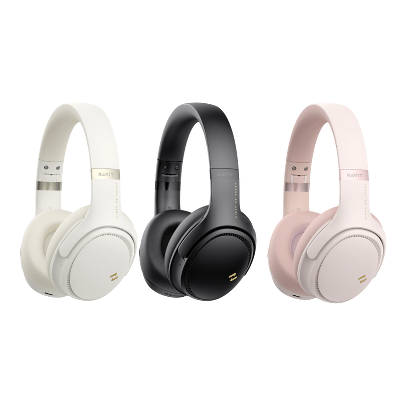 Auscultadores Bluetooth H630BT PRO - Rosa