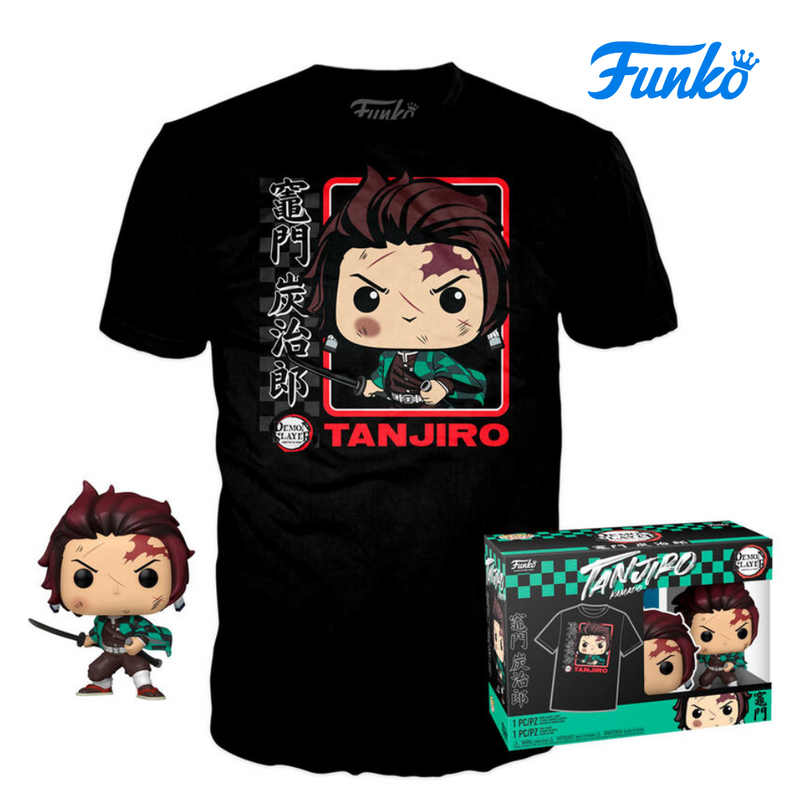 Funko Set POP e T-shirt (L) Tanjiro 867