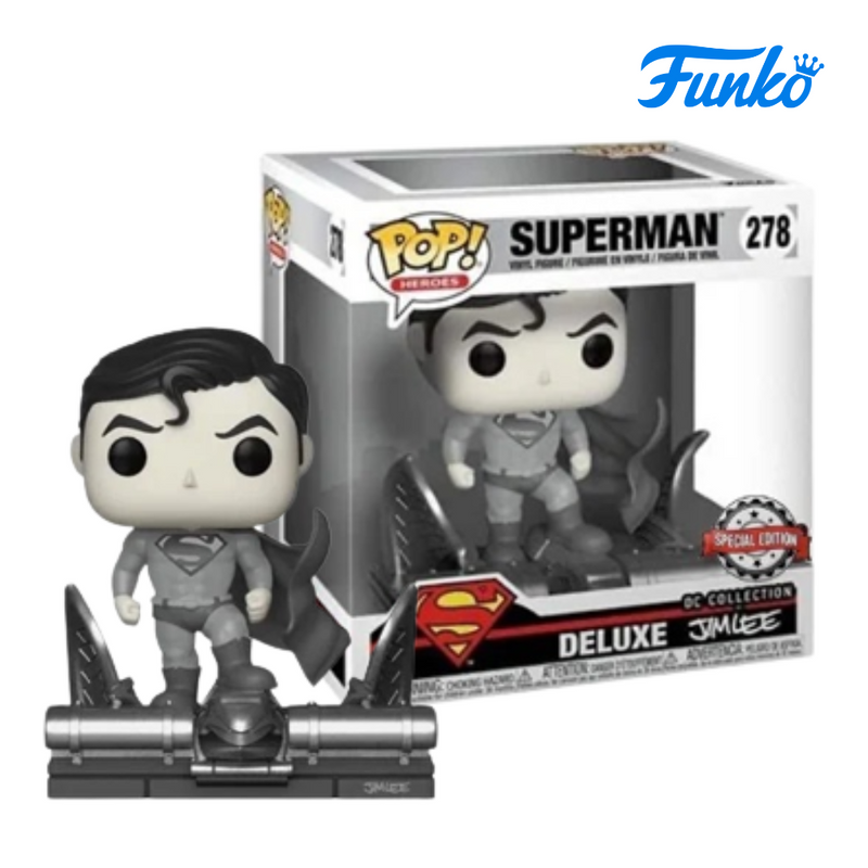 Funko POP! Tees Superman (Black And White) Special Edition (DC Collection By Jim Lee) (M)