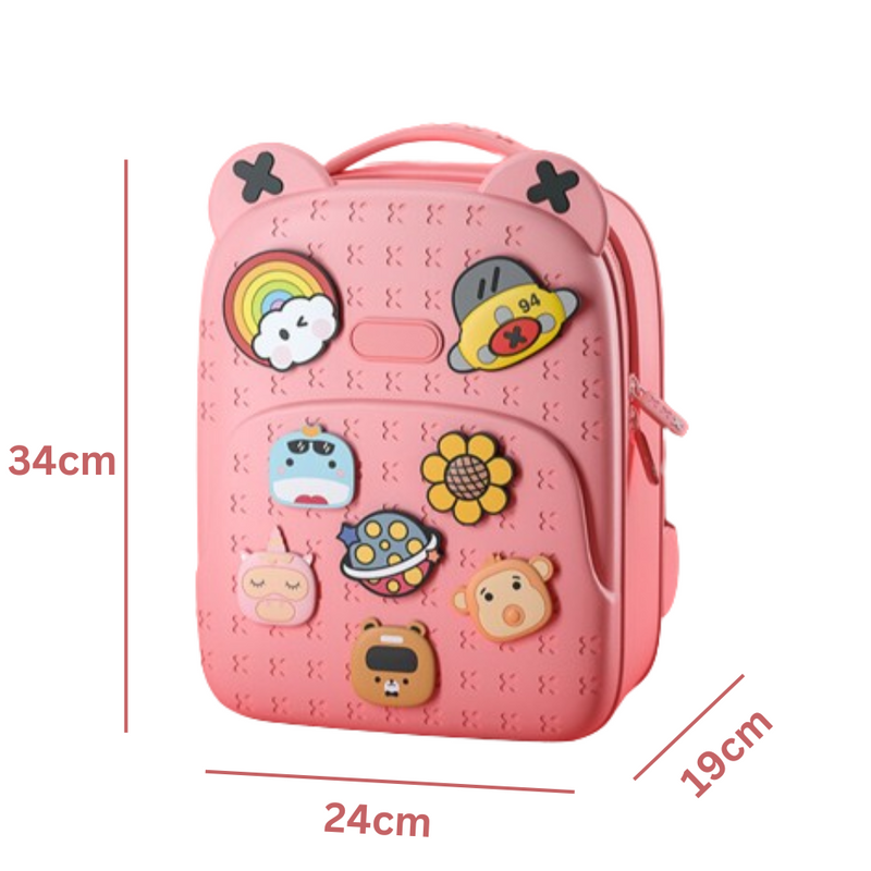 Mochila Infantil K16 (34cm) - Rosa