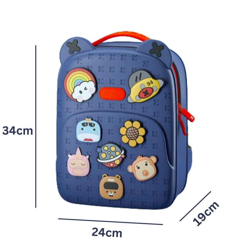 Mochila Infantil K16 (34cm) - Azul