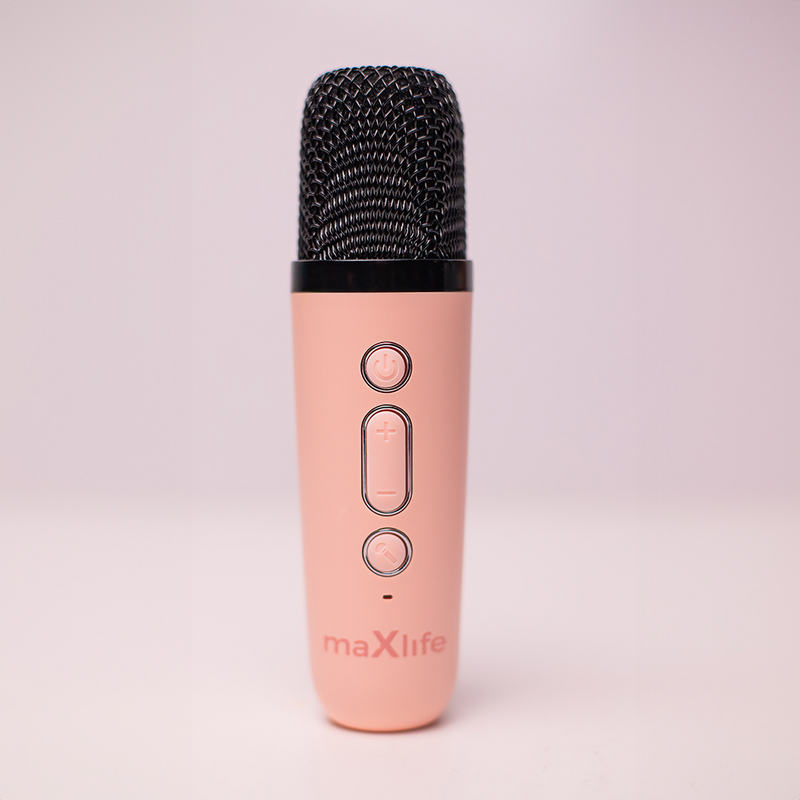 Coluna Bluetooth com Microfone MXKS-100 - Rosa