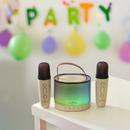 Coluna Bluetooth com 2 Microfones MXKS-200 - Branco