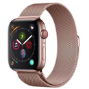 Pulseira para Apple Watch (44mm) - Milanesa Rosa Dourado