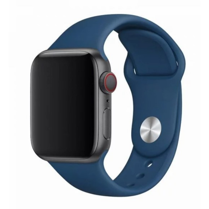 Pulseira para Apple Watch (44mm) - Silicone Azul