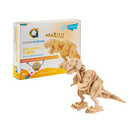Puzzle Educativo 3D "Robô Jurássico T-Rex" em Madeira