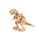 Puzzle Educativo 3D "Robô Jurássico T-Rex" em Madeira