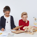 Puzzle Educativo 3D "Robô Jurássico T-Rex" em Madeira