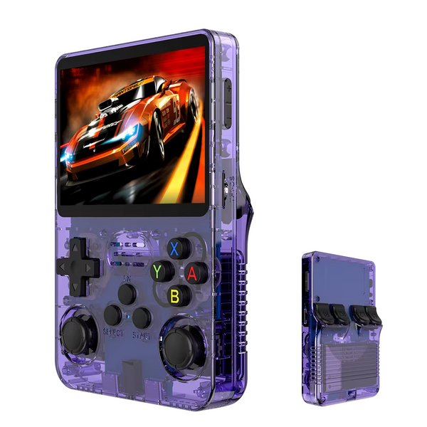 Consola de Jogos Portátil Retro R36S - Roxo