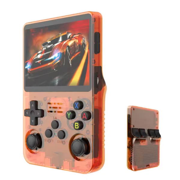 Consola de Jogos Portátil Retro R36S - Laranja