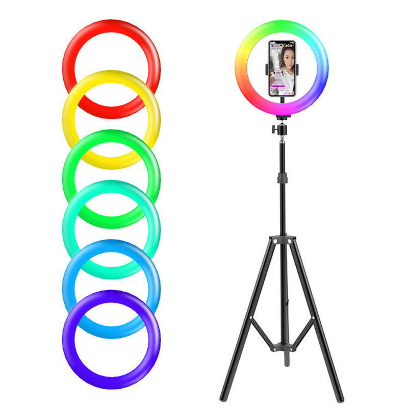 Tripé com Ring Light RGB para Smartphone ST7026