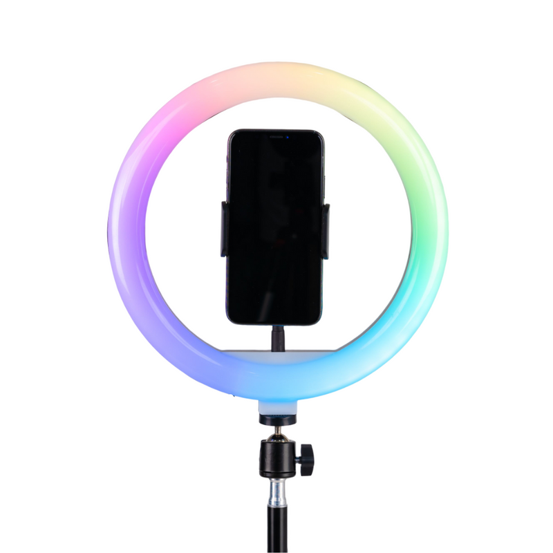 Tripé com Ring Light RGB para Smartphone ST7026