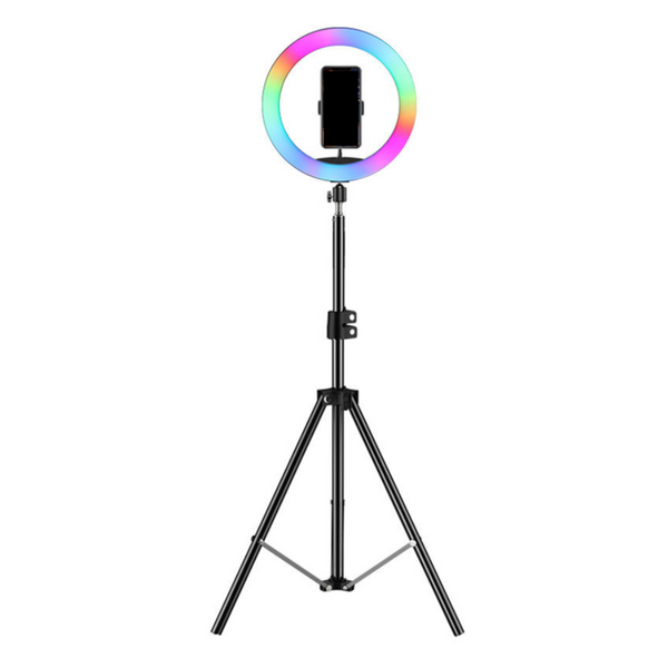 Tripé com Ring Light RGB para Smartphone ST7026