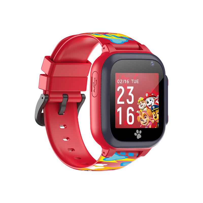 Smartwatch Infantil Patrulha Pata KW-60 - Vermelho (Equipa Patrulha Pata)