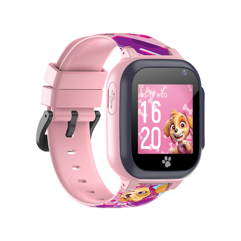 Smartwatch Infantil Patrulha Pata KW-60 - Rosa (Skye)