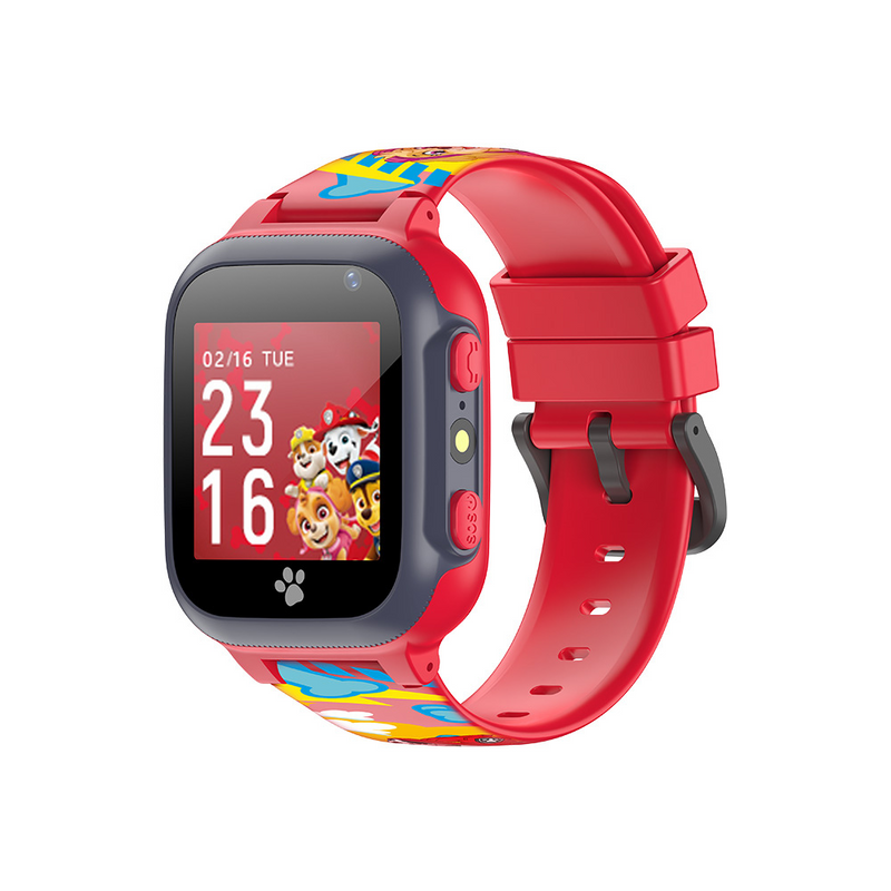 Smartwatch Infantil Patrulha Pata KW-60 - Vermelho (Equipa Patrulha Pata)