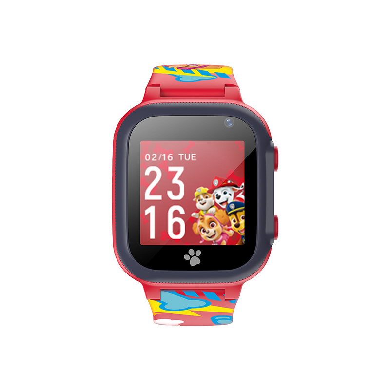 Smartwatch Infantil Patrulha Pata KW-60 - Vermelho (Equipa Patrulha Pata)