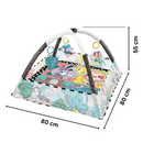 Tapete & Ginásio para Bebé com 18 Bolas - Animais Selvagens