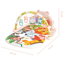 Tapete de Atividades para Bebé com Piano Musical - Ursinho Rosa