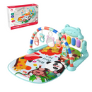 Tapete de Atividades para Bebé com Piano Musical - Ursinho Azul
