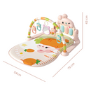 Tapete de Atividades para Bebé com Piano Musical - Coelhinho Rosa