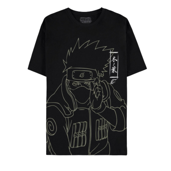 T-Shirt Kakashi Line Art (Naruto) (M)