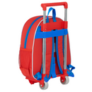 Mochila com Trolley 3D Spiderman (Spiderman - 32 cm)