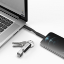 Cabo Multifunções High Six (USB-C - Micro USB - Lightning) - Cinzento e Preto