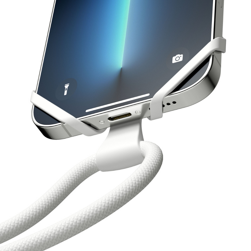 Fita com Anel de Suporte para Smartphone Infinity PLUS - Branco