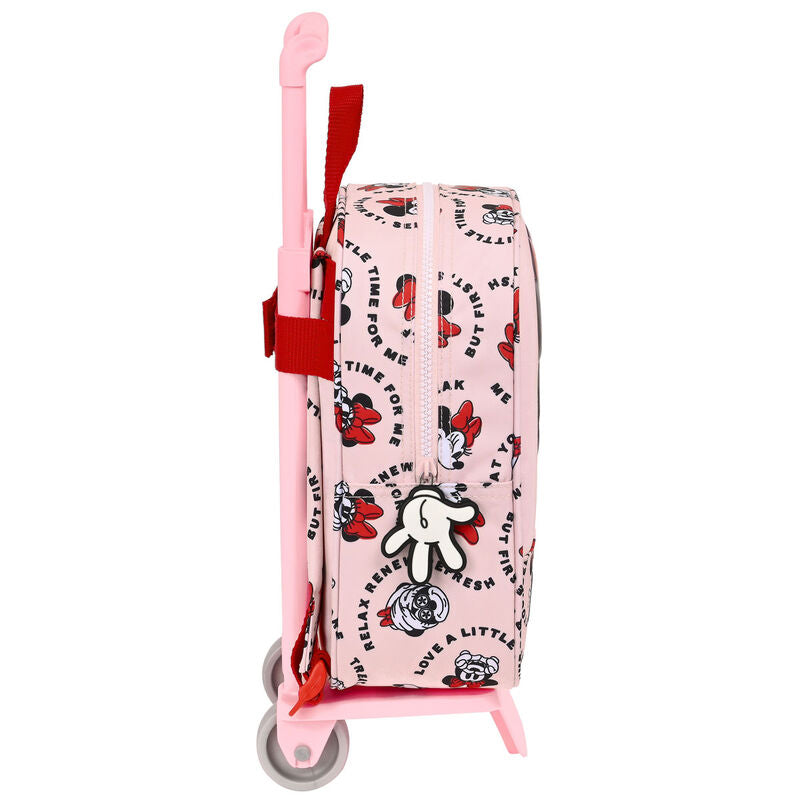 Mochila com Trolley Minnie Mouse "Me Time" (Disney - 27 cm)