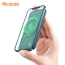 Banco de energia magnético 20000mah verde