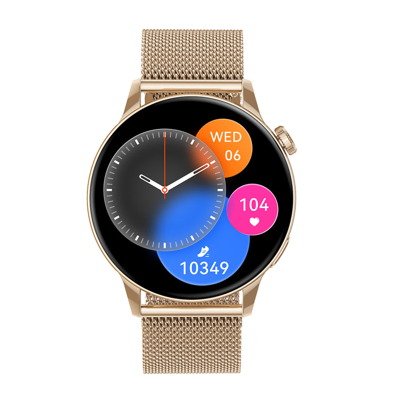 Smartwatch PW01 Gold/Pink