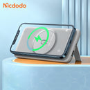 Banco de energia magnético 20000mah cinza