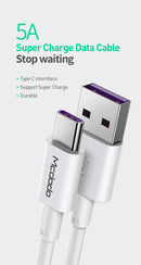 Cabo Tipo C 5A 1m - CA/6380