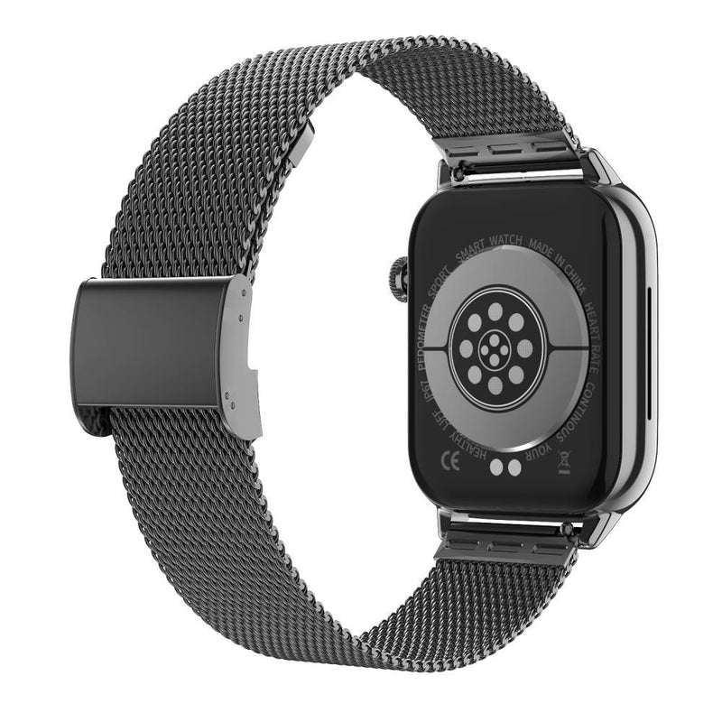 Smartwatch PW11 Black Steel