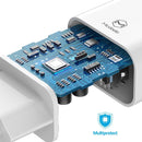 Conjunto de viagem carregador + luz CH/6720