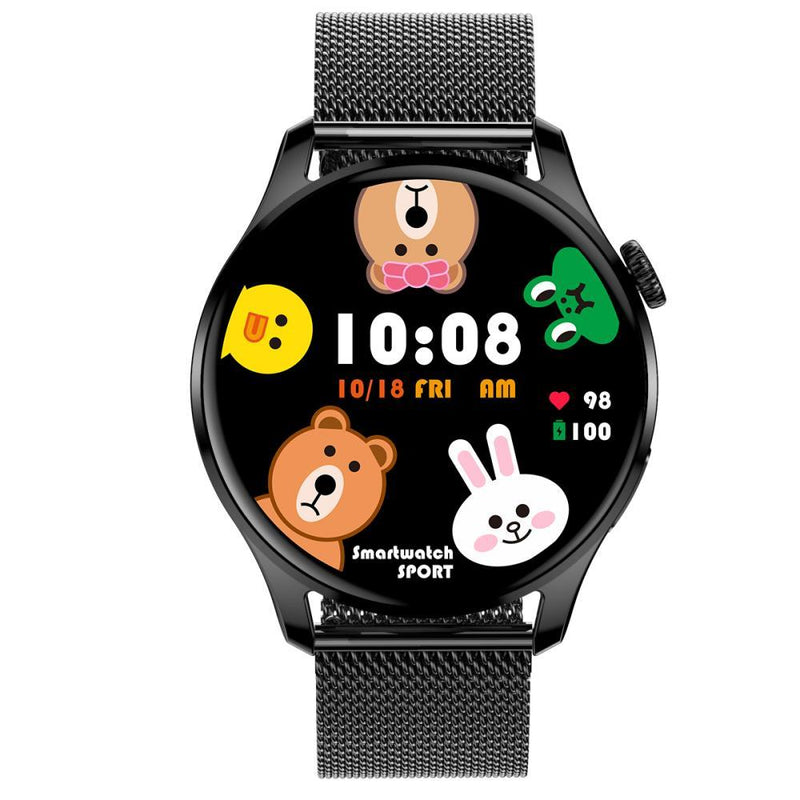 Smartwatch HD3 - Aço Preto