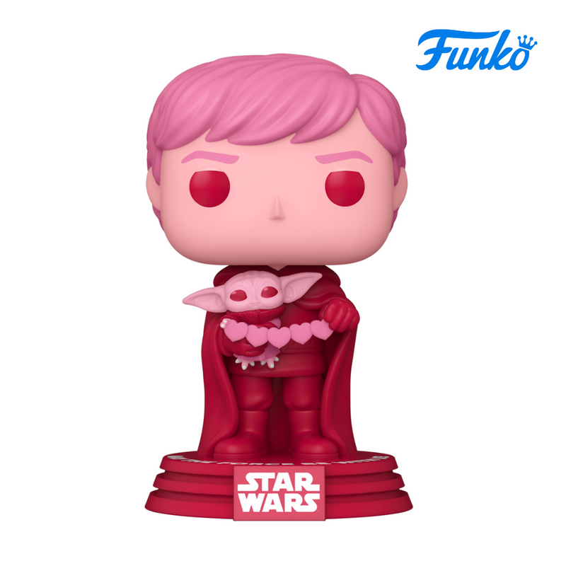 Funko POP! Luke Skywalker with Grogu (Star Wars- Valentines Day) 494