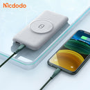 Banco de energia magnético 20000mah cinza